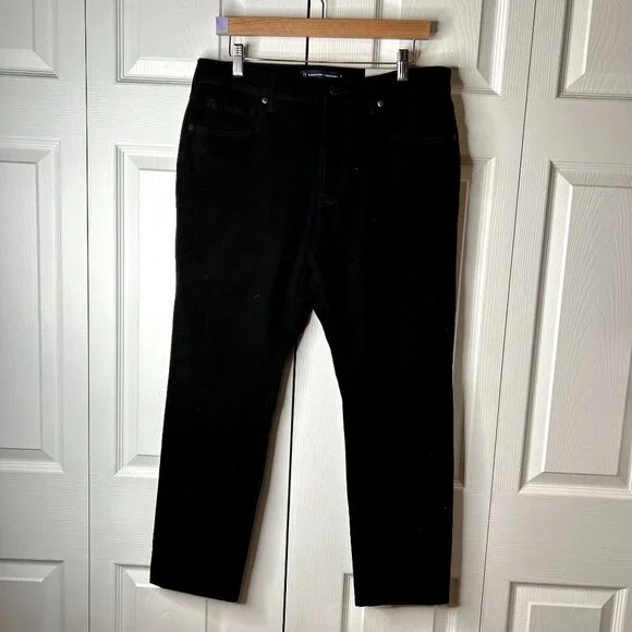 Everlane Uniform The Slim Black High Stretch Denim Jeans Men's Size 34 x 28 NWT